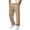 X-Khaki, variant on HomeDM Men's Wide Leg Sweatpants Drawstring Open Bottom Joggers with Pockets Casual Athletic Pants for Gym Workout