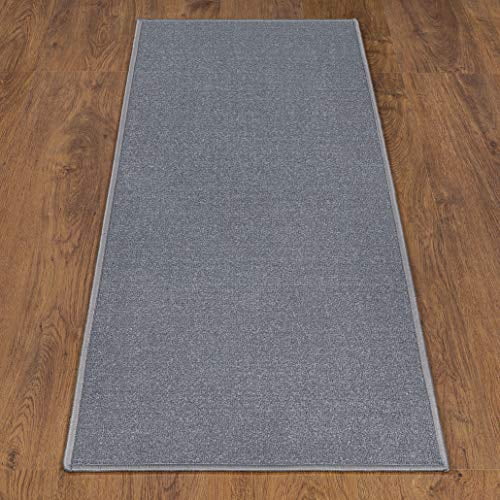 Custom Sized Carpet Runner Rug Grey Color Rubber Backed Non Slip – Custom  Size Runners