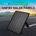 thumbnail image 2 of Solar Panel 10W18V Trickle Charger for Car Battery Solar Battery Maintainer Car Truck Boat RV Motorcycle Marine Trailer, 2 of 5