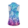 thumbnail image 3 of Uorisanigo Fish Scale Pattern Women's Golf Top Soft Versatile Women's Dry-Fit Golf Shirts Casual Sleeveless Workout Tank Tops Relaxed for Women, 3 of 7
