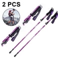 thumbnail image 1 of 2 Pcs Mâtx de Randonnée Pliables - Bâtons de Randonnée en Alliage d'Aluminium avec Système de Verrouillage Rapide, Télescopiques, Pliables, Ultralégers pour la Randonnée, le Camping, 1 of 9