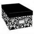 thumbnail image 3 of Pioneer Photo Albums Photo Storage Box (Black/White Damask), 3 of 3