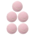 thumbnail image 1 of ADDHAT 5Ud Pelotas De Tenis Para Entrenamiento Fácil De Agarrar Color Rosa Material Duradero, 1 of 8