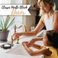 thumbnail image 4 of Autumn Alley Matte Black Metal & Glass Modern Farmhouse Soap Dish for Bathroom, 4 of 8
