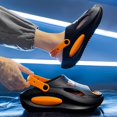 thumbnail image 4 of Men's Shower Slippers Bathroom Sandals Non Slip Pillowcases Beach Sandals Easy To Clean, 4 of 5