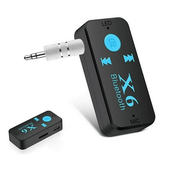 Receptor Bluetooth para coche con tarjeta enchufable, adaptador de audio para altavoz y tarjeta TF, Bluetooth 5.0