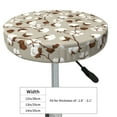 thumbnail image 4 of Lsque Cotton Tree Round Bar chair cushion covers Velvet Fabric Premium Comfort Protects from Scratches and Stains for 14-17 Inch Chair- 13 inch, 4 of 7
