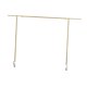thumbnail image 4 of sobre la barra de la mesa con abrazaderas, flores y stand de arco de globo, soporte de mesa de mesa de metal ajustable para navidad de vacaciones Longitud 180 cm, 4 of 8