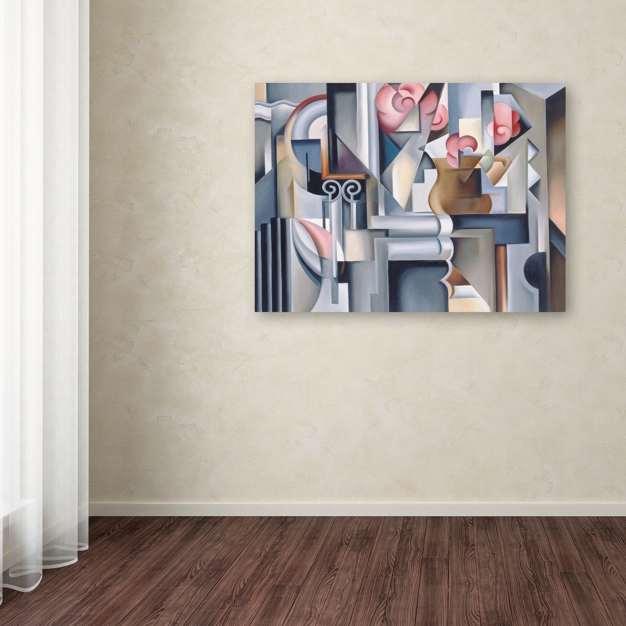 Trademark Fine Art "Still Life With Brown Jug" Canvas Art by Catherine Abel