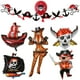 thumbnail image 5 of Decoración de fiesta de cumpleaños para niños, pancarta de pirata, globo de calavera pirata, decoración temática de pirata caribeño, 5 of 5