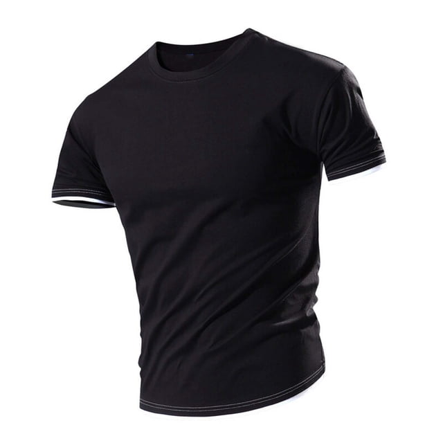 pstuiky Camisas de vestir de manga corta para hombre, Camisa informal de manga larga con cuello alto y transpirable para hombre ropa de hombre m