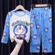 thumbnail image 1 of Pijama de Anime Sanrio para niños, conjunto de ropa de casa de manga larga con cuello redondo, Top y pantalón con estampado de Kuromi Cinnamoroll My Melody, para otoño, 1 of 1