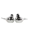 thumbnail image 2 of Urban Trends Collection: Ceramic Bird Figurine Polished Chrome Finish Silver, 2 of 2
