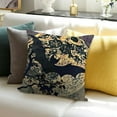thumbnail image 3 of BANET Halloween Pillow Covers Halloween Night and Art Print with Black Animal Decorative Throw Pillow Covers Square Pillowcase Outdoor Cushion Cover 20x20in, 3 of 5