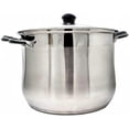 thumbnail image 7 of Professional Stainless Steel Stock Pot for Soup, Stock & Pasta with Glass Lid Encapsulated Base Gas Induction Capable - 24 qt size, 7 of 7
