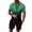 Green, variant on Vedolay Short Sets For Men Casual Men 2 Piece 2023 Short Set Sleeve Drawstring Casual Fashion Urban Shorts,Red M