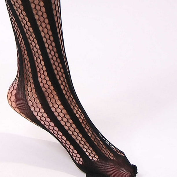 Sexy Silk Stockings Elastic Tights Hole Pantyhose Women Footwear Accessory  1pc S