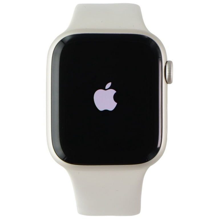 Restored Apple Watch Series 7 (GPS Only) A2474 (45mm) Starlight AL /  Starlight Sp Band (Refurbished)