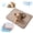 Brown, variant on Srugzu Pet Cooling Mat for Dogs Cats, Indoor Outdoor Summer Heat Relief Pet Bed Self Cooling Blanket Breathable Rest Pad 65x40cm, Brown