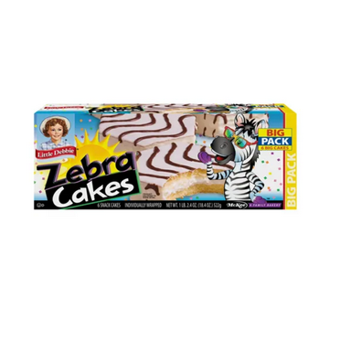 Little Debbie Zebra Cakes - Big Pack, 6 ct