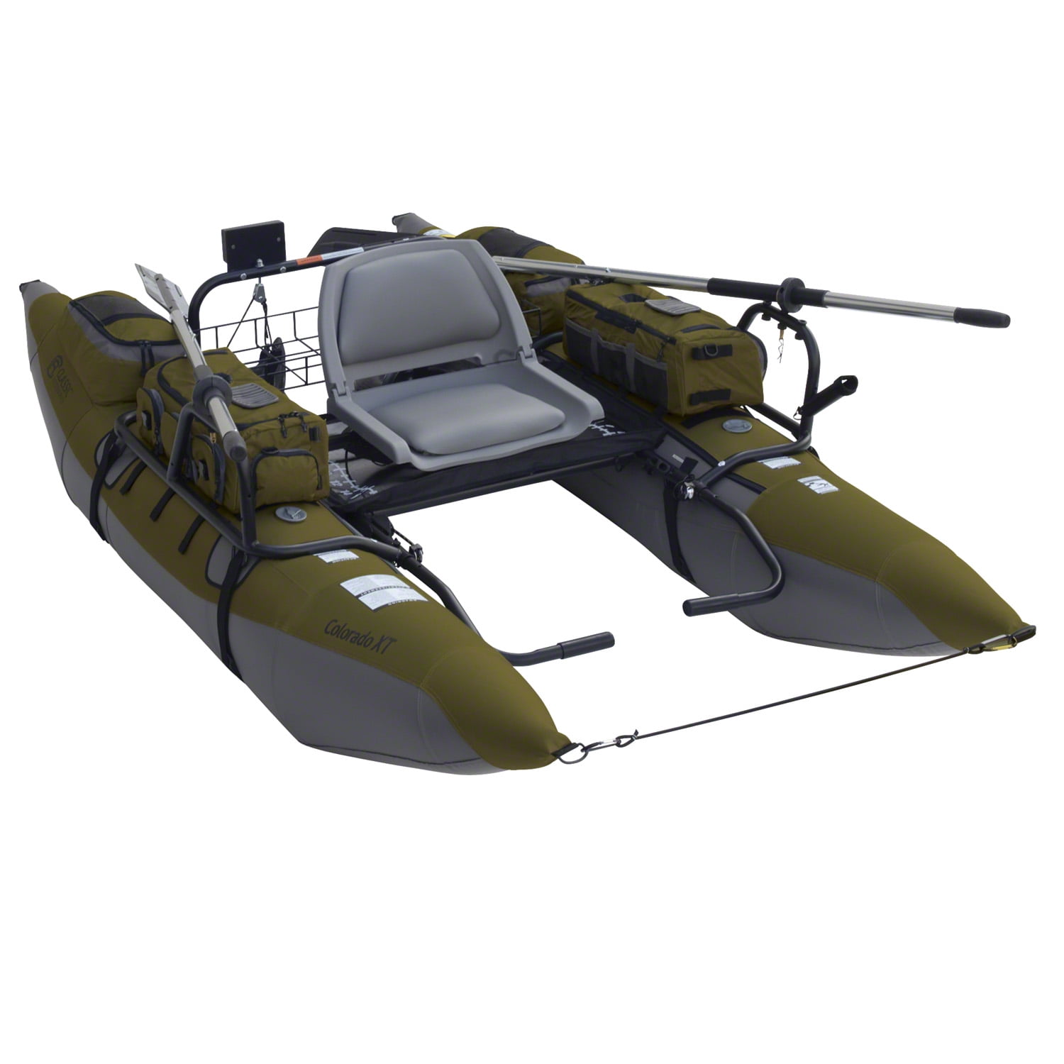 Classic Accessories Colorado XT Pontoon Boat, Sage/Grey