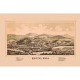 thumbnail image 3 of Burleigh 14x11 Black Modern Framed Museum Art Print Titled - Erving Massachusetts - Burleigh 1891, 3 of 5