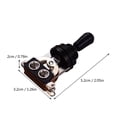 thumbnail image 2 of 3 Way LP SG Guitare Électrique Switch 3-Position Pick-up Sélecteur Toggle Noir, 2 of 7