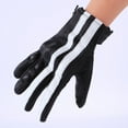thumbnail image 1 of Chomel Prisoner Vintage Leather Motorcycle Riding Gloves,black (punched), 1 of 4