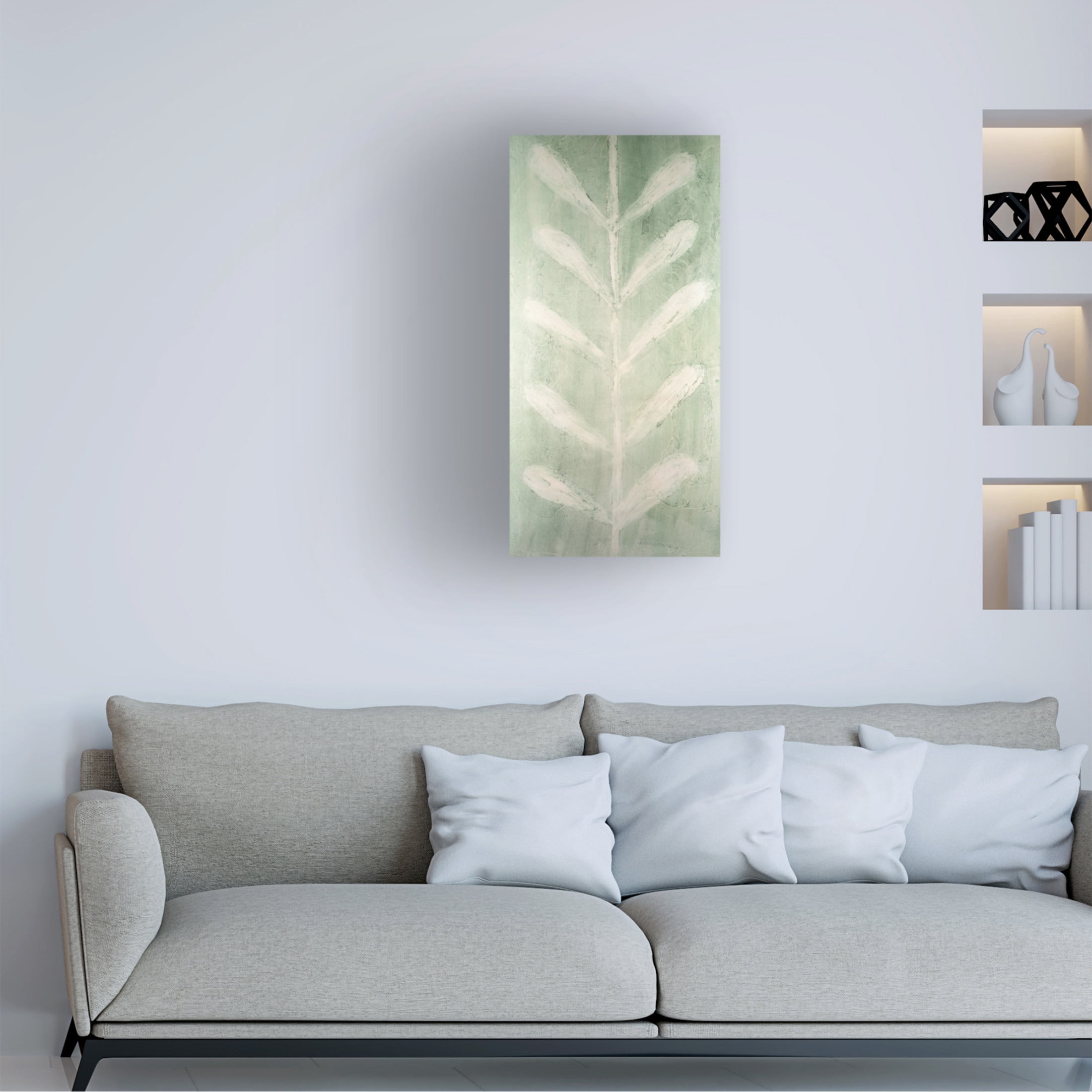 Canvas Wall Art - Vanna Lam 'Veriegatas II' Wall Art for Living Room, Bedroom, or Office Décor by Trademark Fine Art - 12 x 24 Inches