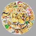 thumbnail image 2 of Paquete de pegatinas de vinilo impermeable para Golden Retriever, 50 unidades, 2 of 2