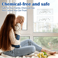 thumbnail image 3 of ACDANC 20-Pack Clear Window Fly Traps,Discreet Indoor Sticky Fly Paper Strips for Houseflies,Non-Toxic Gnat Killer for Fruit Flies and Moths,Transparent Glass Adhesive Catcher for Home Kitchen, 3 of 7