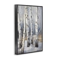 thumbnail image 3 of Stupell Industries Snowy Birch Forest Landscape Painting Black Framed Art Print Wall Art, 16 x 24, 3 of 9