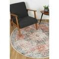 thumbnail image 2 of The Rug Collective  Vintage Cezanne Terracotta Sky Machine Washable Area Rug 6' Round, 2 of 5