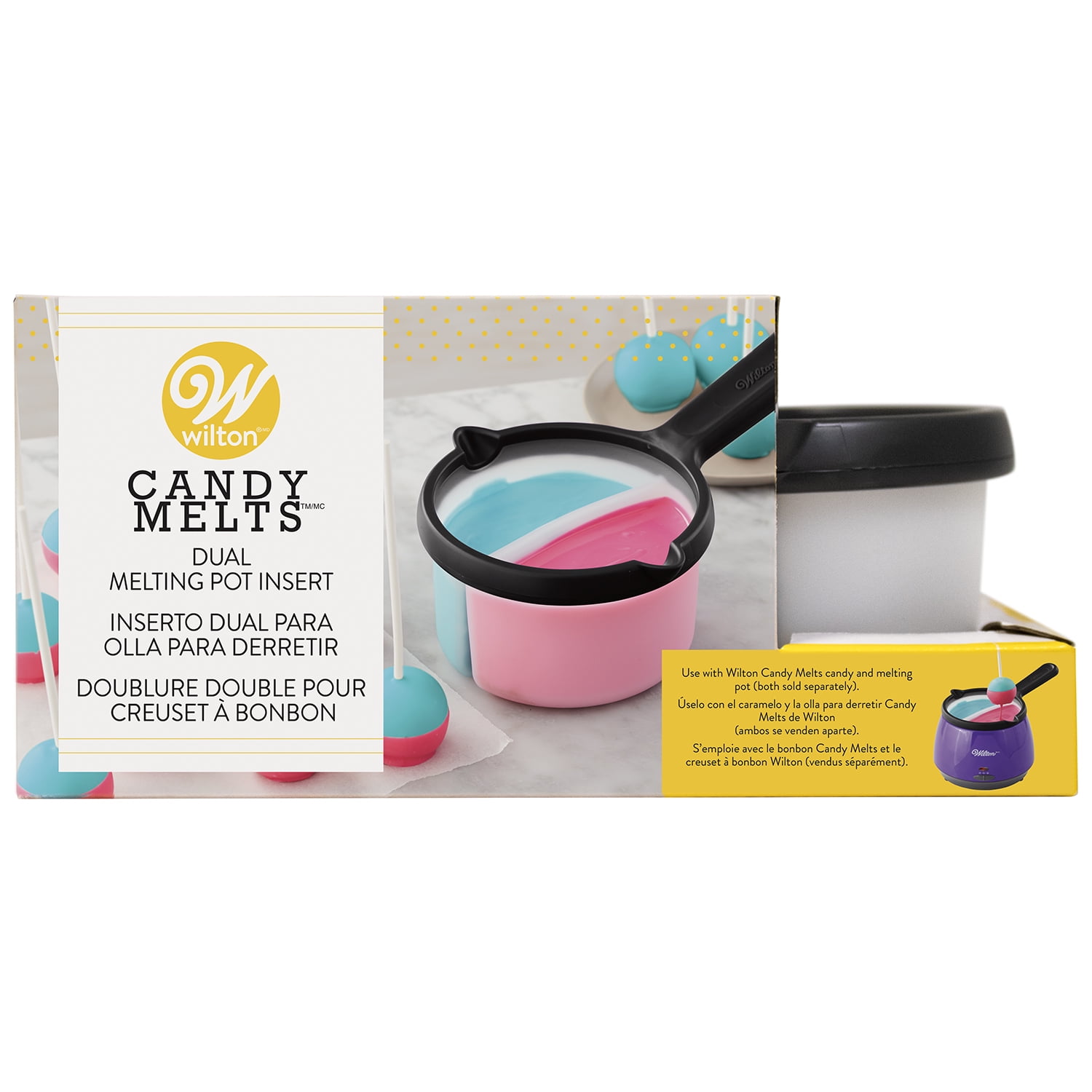 Wilton Candy Melts Dual Melting Pot Insert - Yahoo Shopping