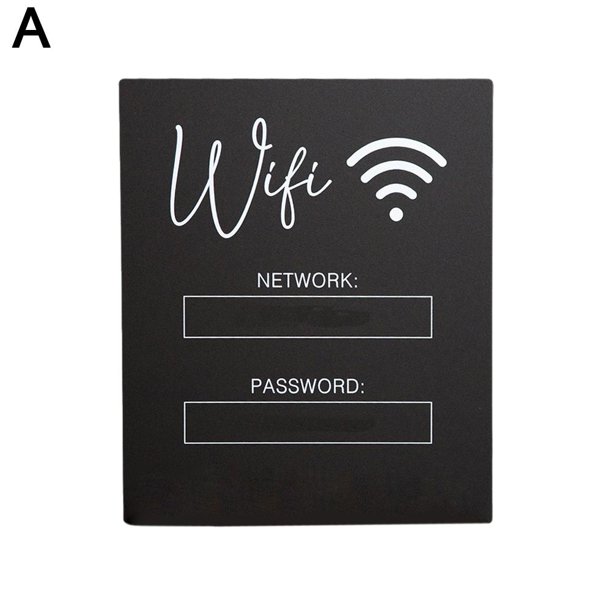 Acrylic Wifi Board Acrylic Wifi Password Sign Board For Public Places
