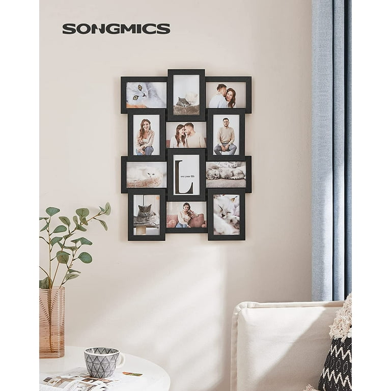 SONGMICS Picture Frames, 10 Pack Collage Picture Frames with Two