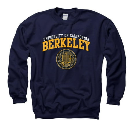 - UC Berkeley Double Arch Men's Crewneck Sweatshirt- Navy