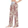 thumbnail image 2 of Large Women's Comfy Casual Pajama Pants Stretch Fabric Suitable for Yoga Pants Hippie Pants，The Best Holiday Gifts for Women Retro-inspired Details, 2 of 7