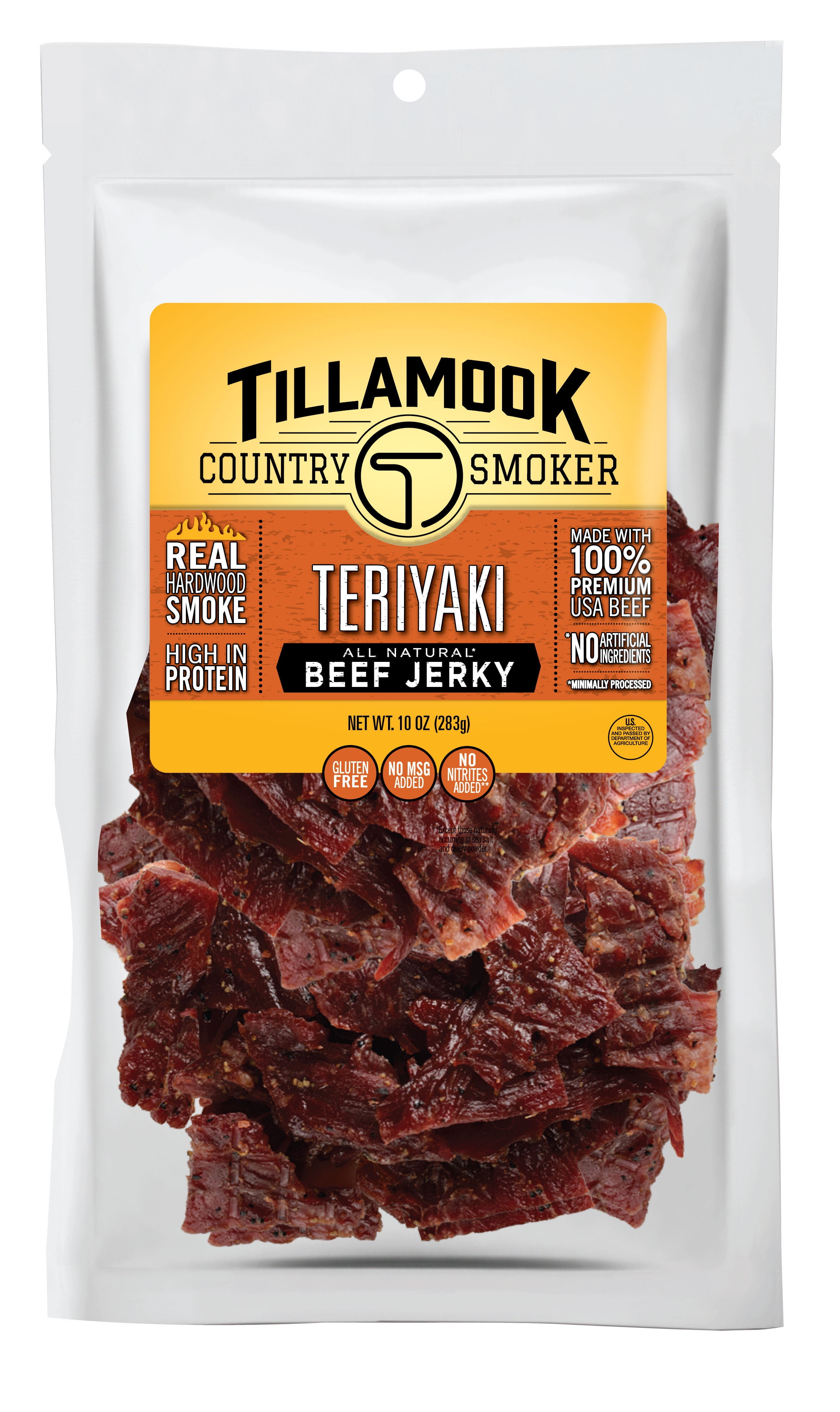 Tillamook Country Smoker Jerky, Teriyaki, 10oz