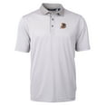 thumbnail image 2 of Men's Cutter & Buck Gray/White Durham Bulls Virtue Eco Pique Micro Stripe Recycled Polo, 2 of 3