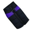 thumbnail image 4 of Chaleco para mascotas Greeniant cálido impermeable para perros ropa de esquí al aire libre Violeta L, 4 of 6