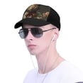 thumbnail image 4 of Yiaed Palatial Style Flower Rabbit Print Baseball Cap Dad Hat Polo Style Plain Blank Adjustable Size, 4 of 5
