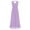 Lavender, variant on Aislor Big Girls Junior Chiffon Lace Wedding Bridesmaid Ball Gown Ruffle Hem Flower Girls Dress