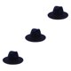 thumbnail image 2 of Minnieouse Sombreros con hebilla de cinturón, gorros grandes de invierno sólidos para vestir, gorros de lana cálidos para hombres, vaquero, Type1 NO1, 2 of 6