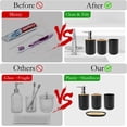 thumbnail image 4 of SUGIFT 6 Pcs Bathroom Accessories Sets, Holder Soap Dish Accessories Sets for Homes Hotels Black, 4 of 8