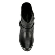 Medicus Womens Selina Leather Slouch Ankle Boot Shoes, Black, US 6.5