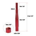 thumbnail image 3 of Car Gear Shift Knob Extender Extension Lever for Honda Civic for Honda Fit M10X1.5 Red Aluminum alloy, 3 of 6