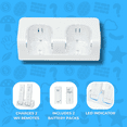 thumbnail image 2 of Wii Dual Charging Station w/ 2 Rechargeable Batteries & LED lights for Wii Remote Control, 2 of 7