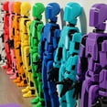 thumbnail image 6 of 2025 New Assembly Completed-Titan 13 Action Figure,Dummy Robot 13 Action Figures Set,3D Printed Multi-Jointed Action Figures,Nova 13 Action Figure for Collectors Desktop Decorations (Red), 6 of 13
