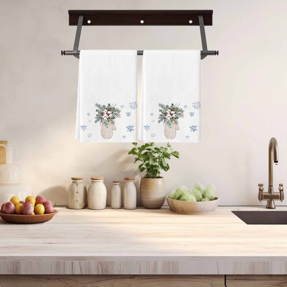 HongHeng Clearance Under $2.00 Absorbent Hand Towel Tea Towel Kitchen Absorbent Towel Rag Microwave Towel